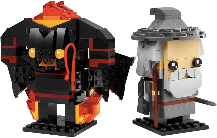 Lego BrickHeadz 40631 Gandalf the Grey & Balrog Set