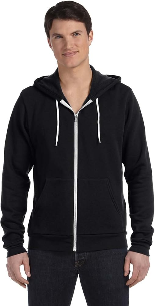 BellaCanvas Men's Fleece Full-Zip Hoodie