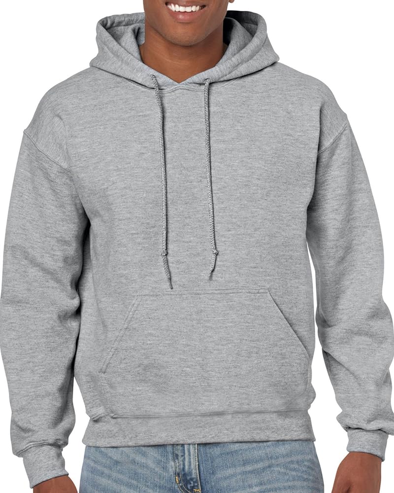 Gildan G185 Heavy Blend Adult Hooded Sweatshirt Sport Grey