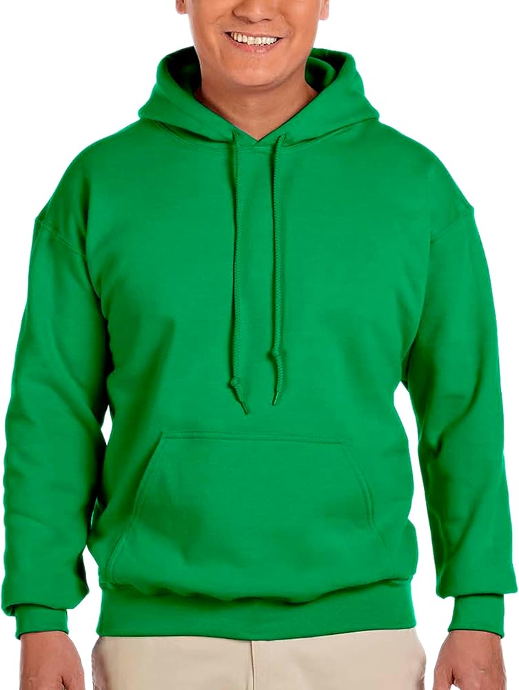 Gildan Mens Heavy Blend Hooded Sweatshirt Irish Greens