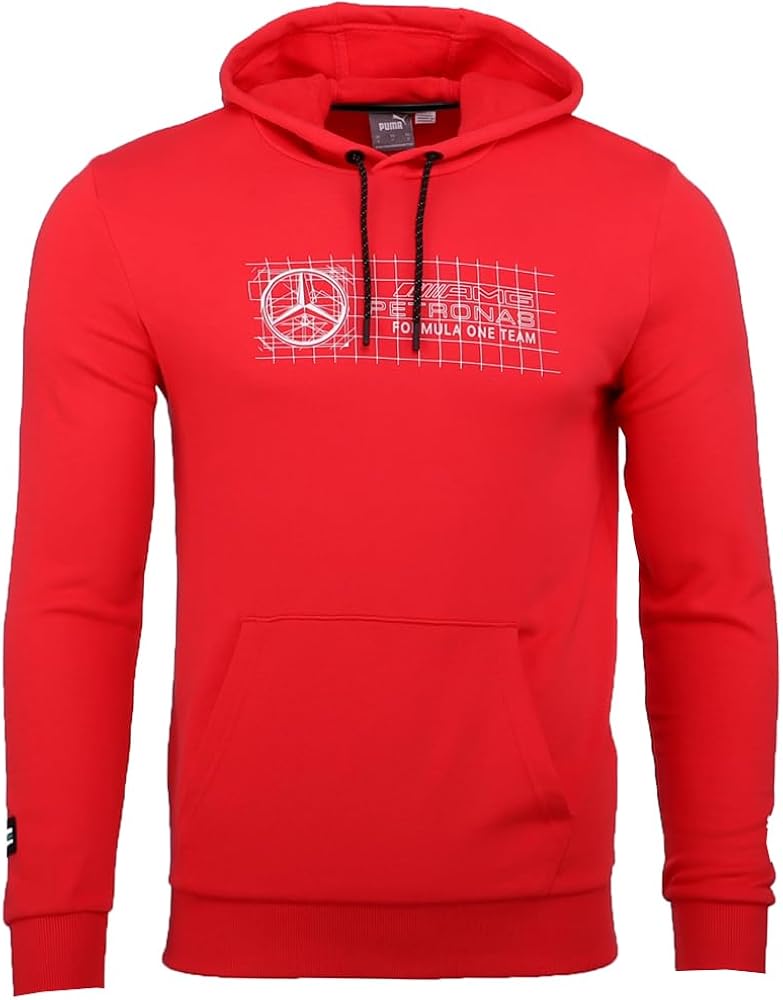 PUMA Men's Mercedes Amg Petronas Essentials Fleece Hoodie