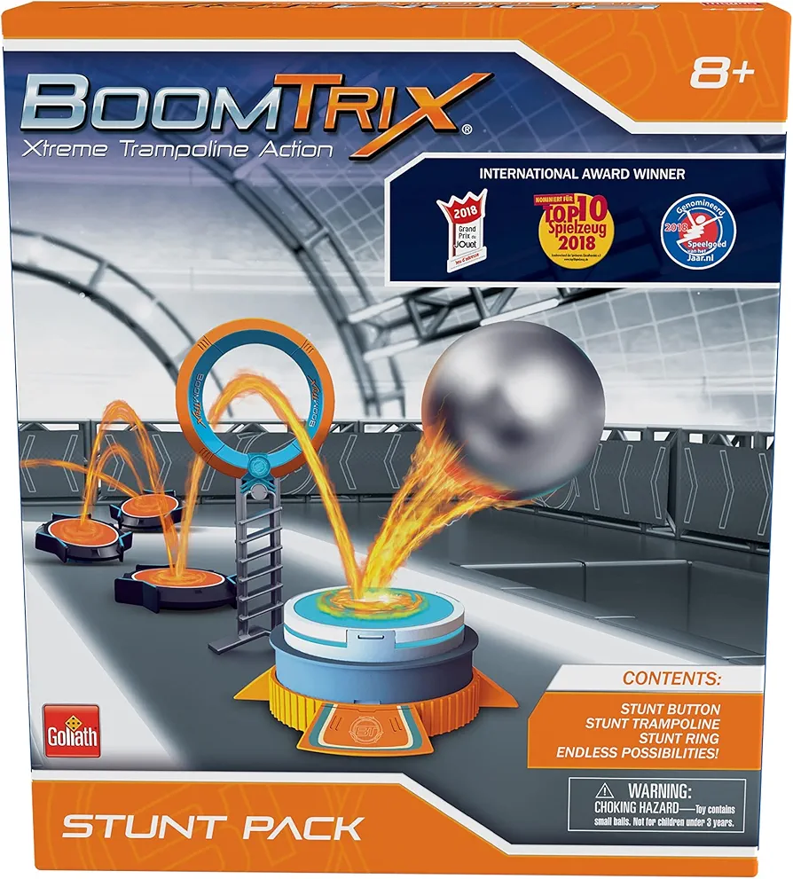 Goliath Boomtrix Stunt Pack Kinetic Metal Ball Chain Reaction Stunt Kit - Fun - Educational - STEM