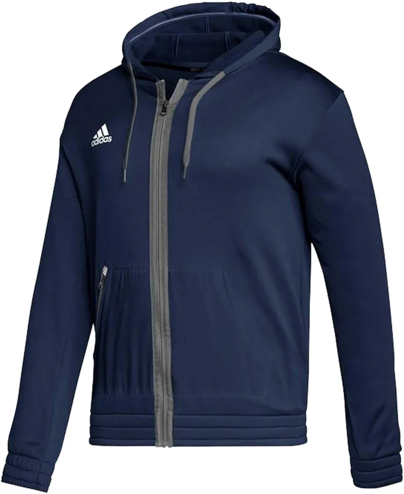 adidas Men's Team Issue Full-Zip Hoodie Navy | Gray 2XL