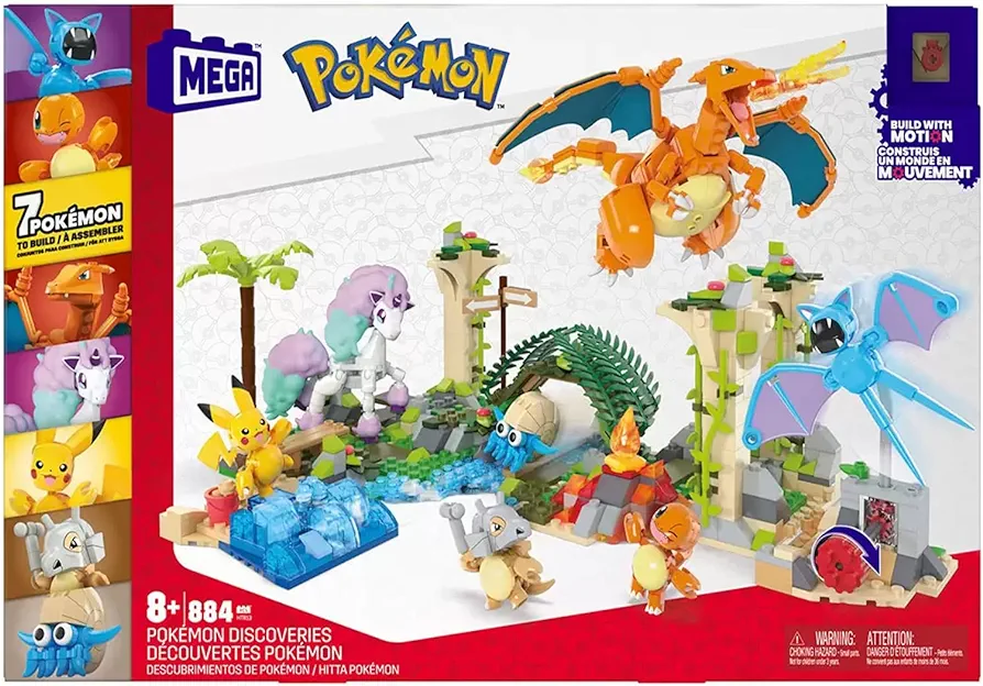 Mattel MEGA Pokemon Adventures 872 Piece Building Set