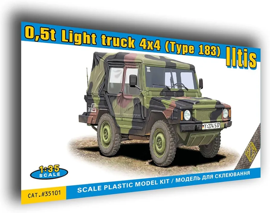 ACE 35101-1/35 - Model: 0,5t Light Truck 4x4 Iltis German Military