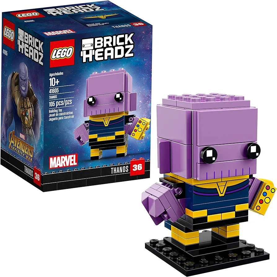 LEGO BrickHeadz Thanos 41605 Building Kit (105 Piece)