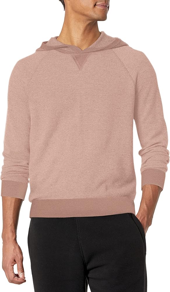 Vince Men's Birdseye Raglan Pullover Hoodie