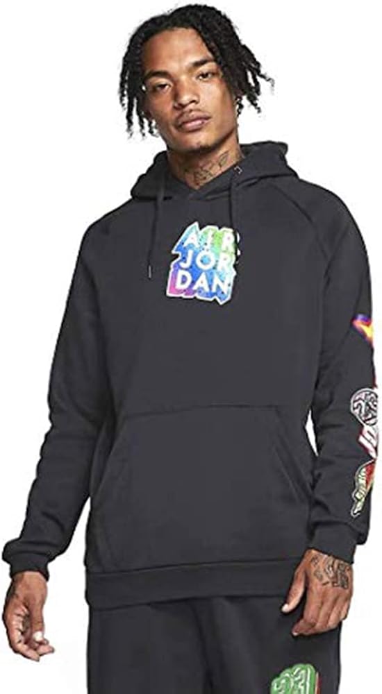 Nike mens Jumpman Sticker Pullover Hoodie