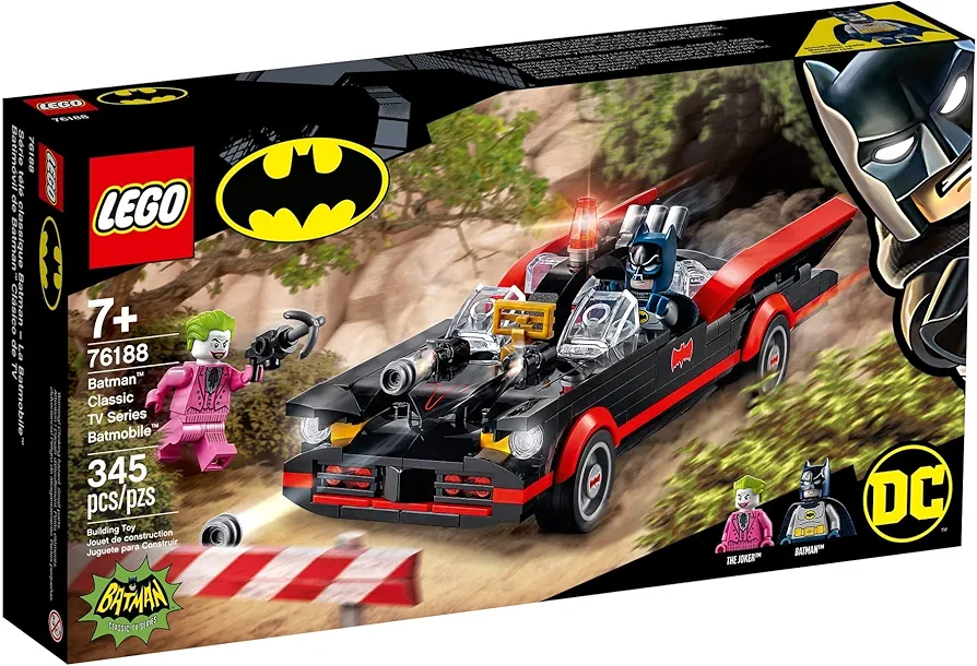 Lego Batman Classic Batmobile 76188 Building Toy with Joker Minifigure Authentic Construction Block Set