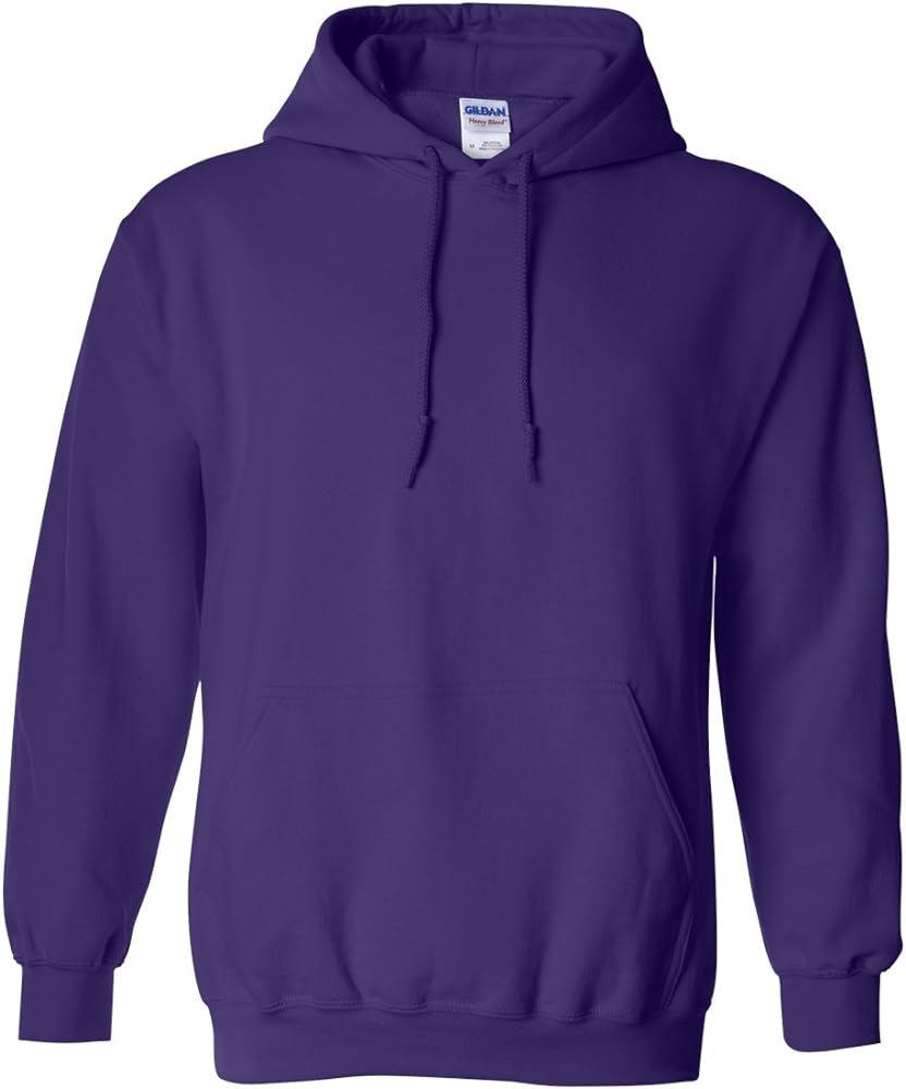 Gildan Men's Fleece Hooded -Sweatshirt, Style G18500 Purple, 4X-Large