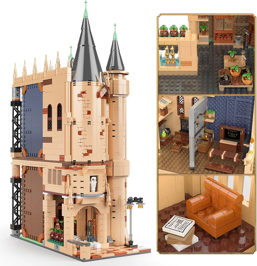 EDUCIRO Astronomy Tower Toy Building Set, Harry Theme Castle Building Toys (1107 PCS) Build and Play for Boys Girls 8 9 10 11 12 13 14 Year Old, Gift Ideas for Harry Fans