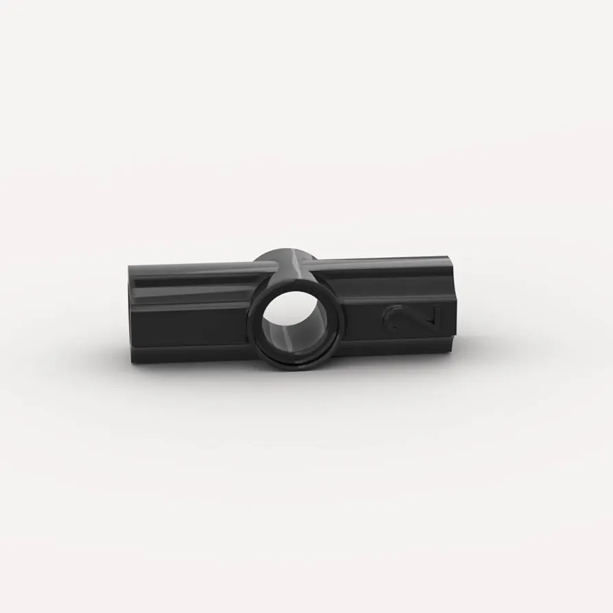 Classic Black Axle Bulk, Axle Pin Connector Angled #2-180 Degrees 300 Piece, Compatible with Lego Parts Axle Pin Connector Angled #2-180 Degrees Black(Color: Black)