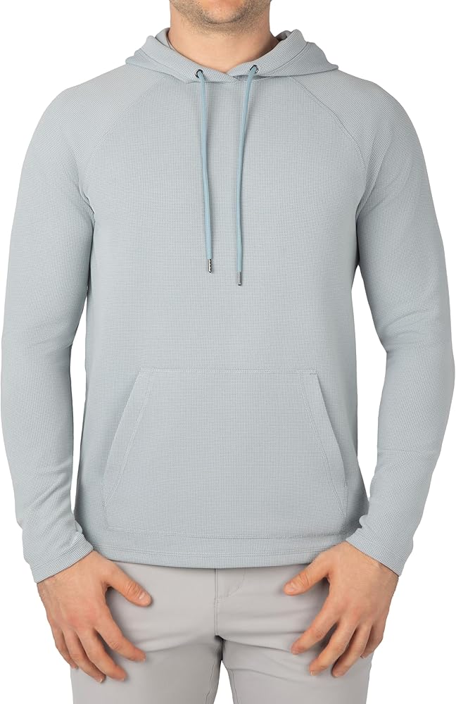 90 Degree By Reflex Mens Supreme Waffle Gear Up Hoodie