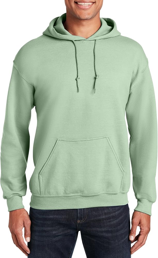 Gildan - Heavy Blend Hooded Sweatshirt - 18500 (Large, Mint Green)