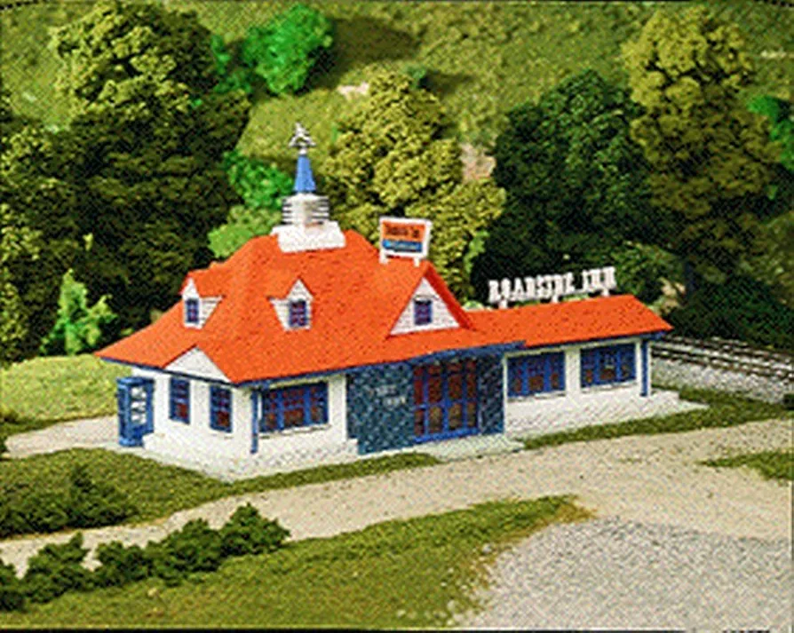 Roadside Restaurant Kit HO Scale Atlas Trains