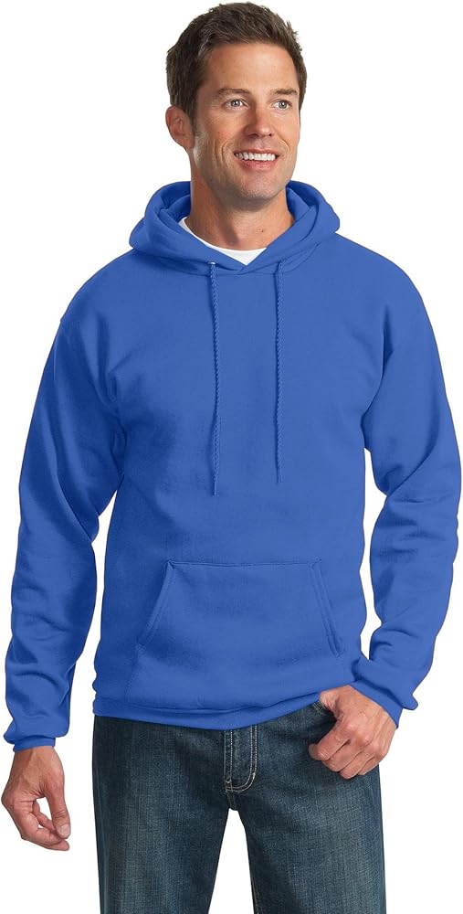 Port & Company - Essential Fleece Pullover Hooded Sweatshirt, Royal, X-Large