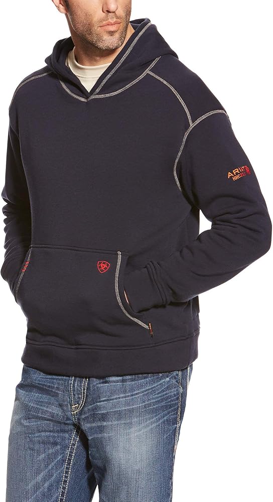 Ariat FR Polartec Hoodie - Men’s Durable Wind and Water Repellent Sweatshirt