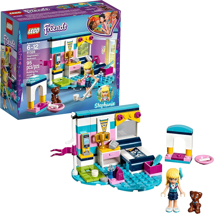 LEGO Friends Stephanie’s Bedroom 41328 Building Set (95 Piece)