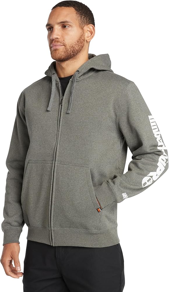 Timberland PRO Men's Honcho Sport Full-Zip Hooded Sweatshirt