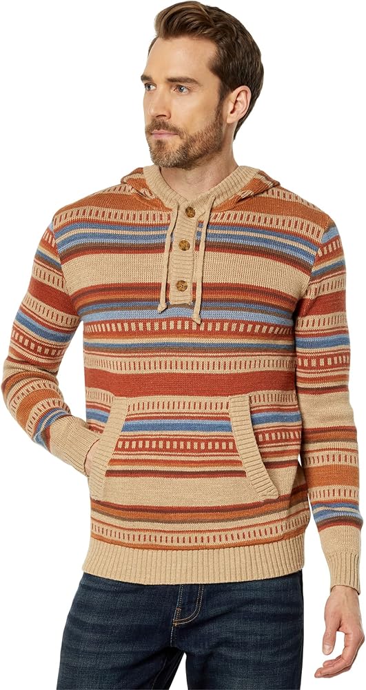 Pendleton Men's Medallion Cotton Hoody Sweater