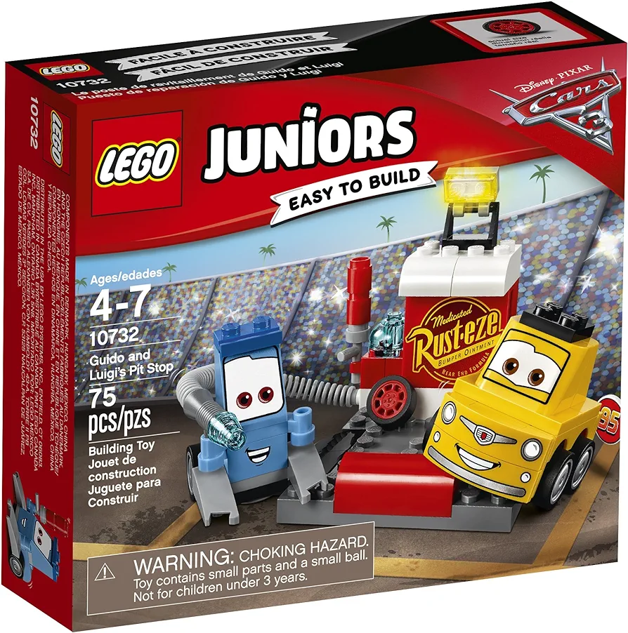 LEGO Juniors Guido and Luigi's Pit Stop 10732 Building Kit