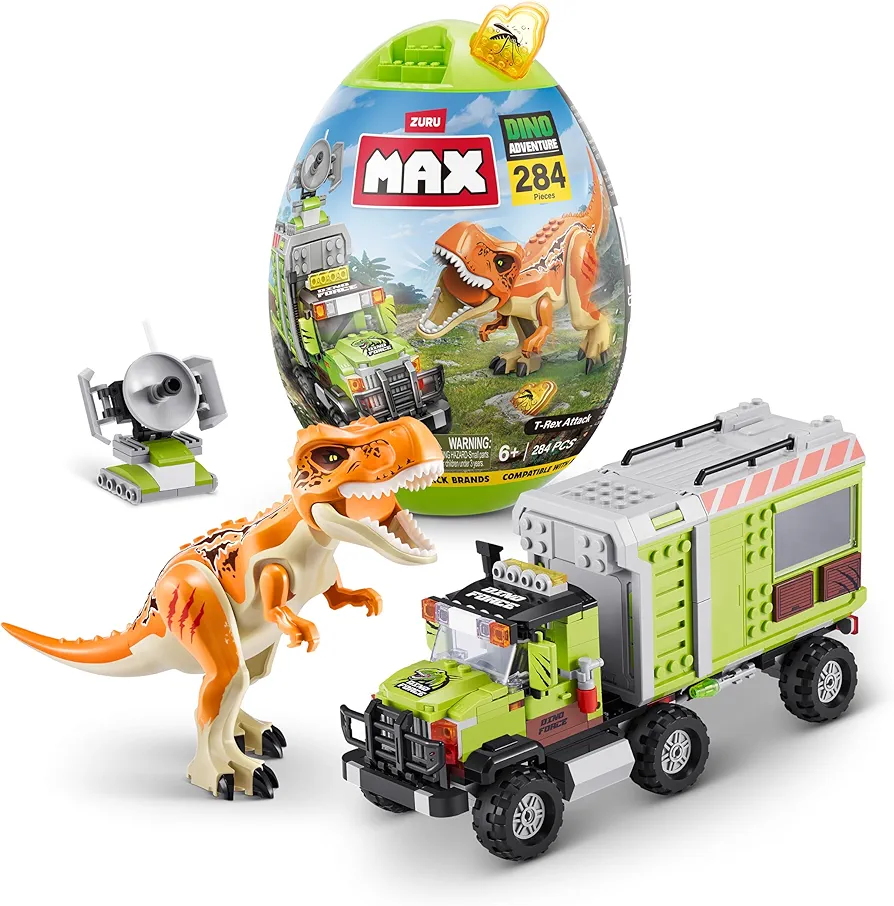 ZURU MAX-Dino Adventure US-Series 1-Egg Capsule (284 pcs)