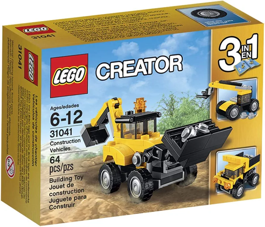 LEGO Creator Construction Vehicles Kit (64 Piece)