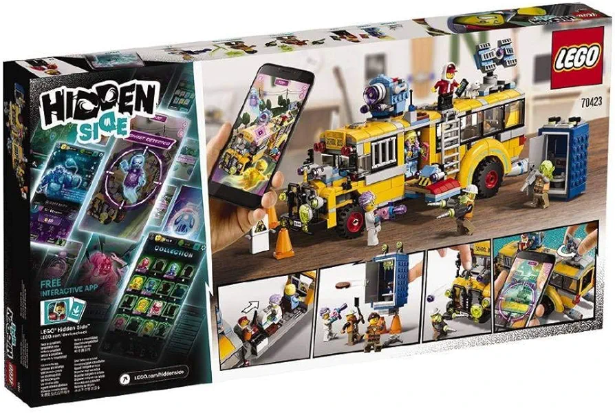 LEGO Hidden Side Paranormal Intercept Bus 3000 70423 Augmented Reality [AR] Building Kit with Toy Bus, Toy App allows for endless Creative Play with Ghost Toys and Vehicle (689 Pieces)