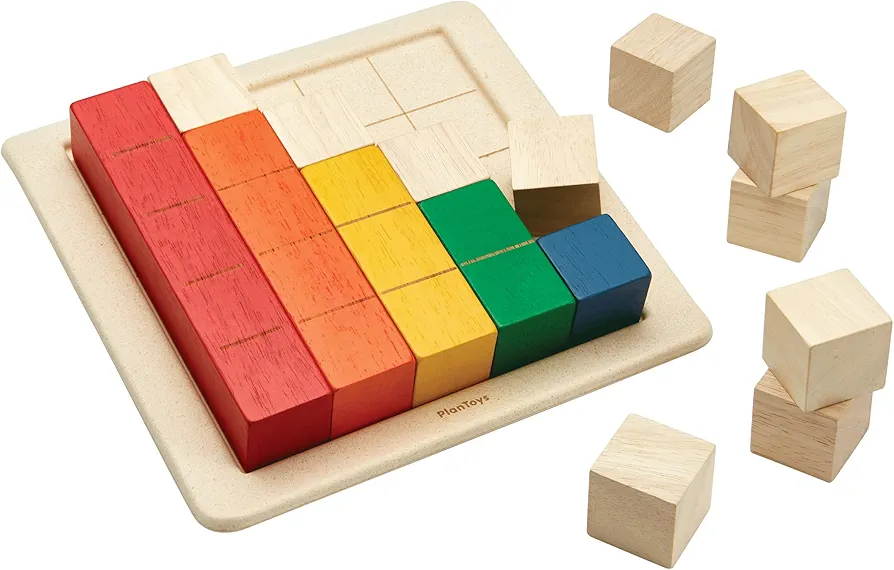 PlanToys Colored Counting Blocks - Unit Plus (5464)