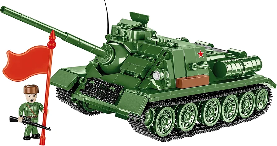 COBI Historical Collection SU-100 SPG Vehicle , Green