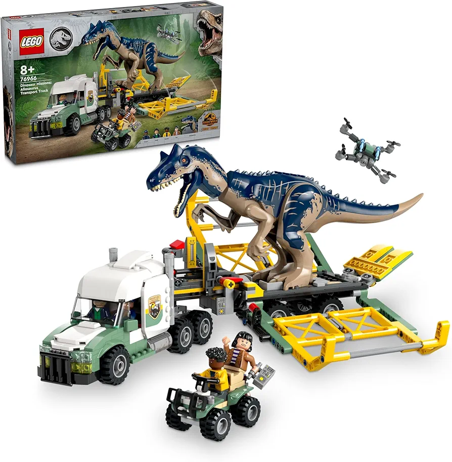 LEGO 76966 Jurassic World DinosaurierMissionen: AllosaurusTransporter