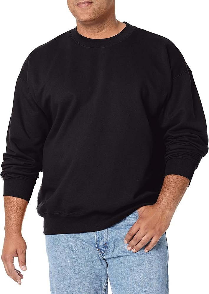 Hanes mens Sweatshirt, Heavyweight Fleece Sweatshirt, Crewneck Pullover for Men