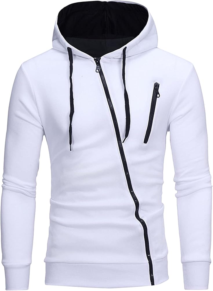 Men's Side Zipper Workout Hoodies Slim Gym Lightweight Pullover Hoodie Sports Hooded Sweatshirts with Zip Pockets