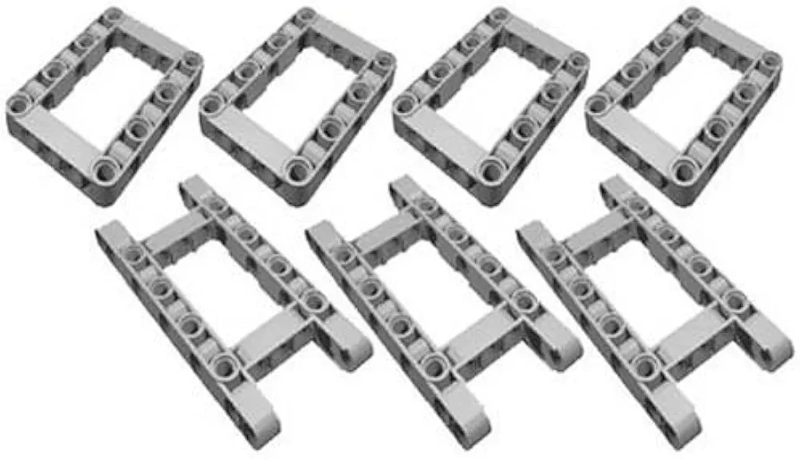 LEGO Technic NEW 7 pcs CHASSIS FRAME LIFTARM Beam Studless Part Piece 64179 64178 Mindstorms