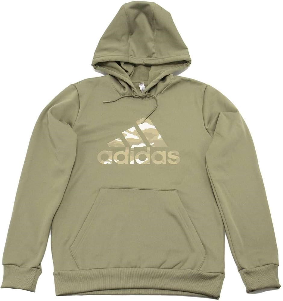 adidas Men's Camo Logo Fill Basketball Hoodie