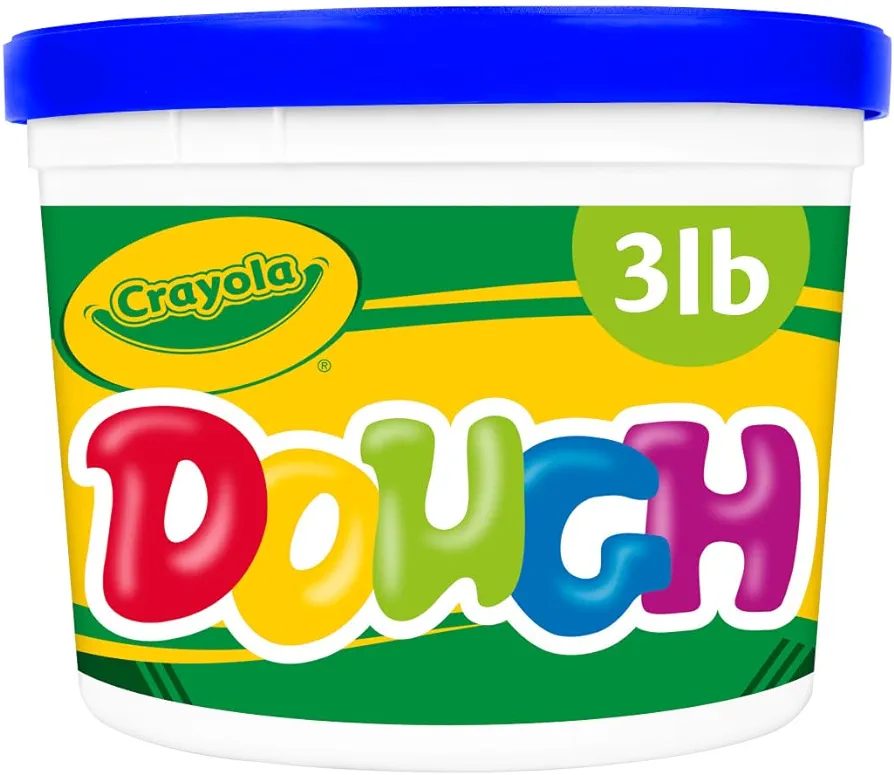 Crayola Modeling Dough, Blue, Bulk Classroom & Art Supplies For Kids, 3lb, Resealable Bucket