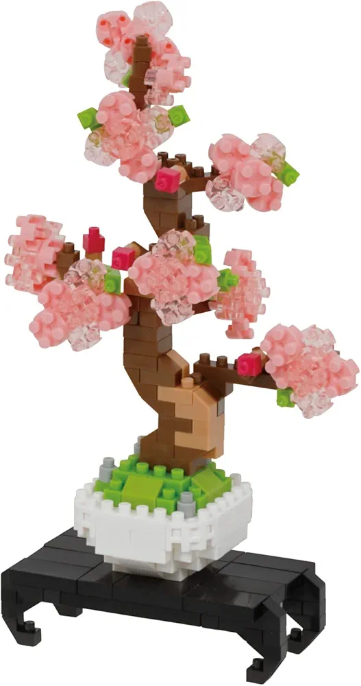 nanoblock - Culture - Bonsai Sakura, Sight to See Series Building Kit