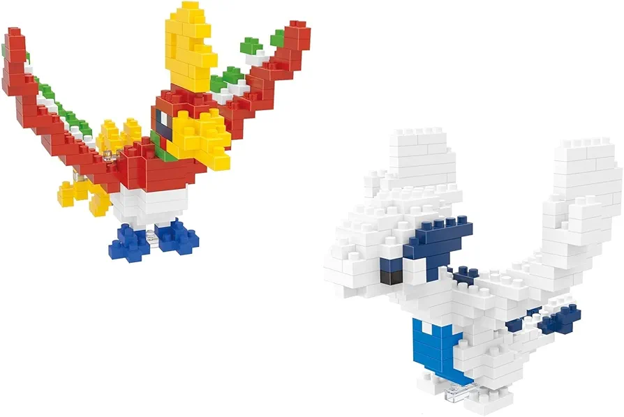 Inc. - Set of 2 Ho-Oh, Lugia Educational DIY Model Mini Building Blocks