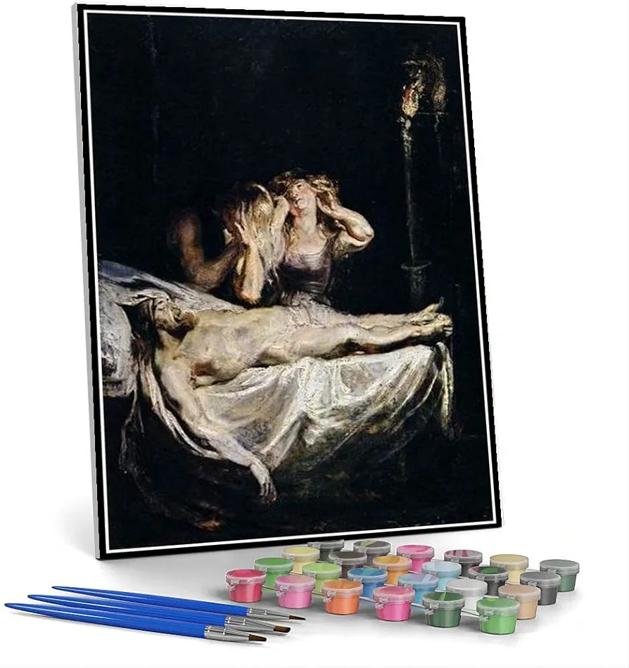 DIY Oil Painting Kit,The Last Communion of St Francis Painting by Peter Paul Rubens Arts Craft for Home Wall Decor