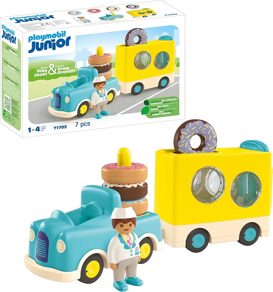 Playmobil Junior: Donut Truck with Stacking and Sorting Feature