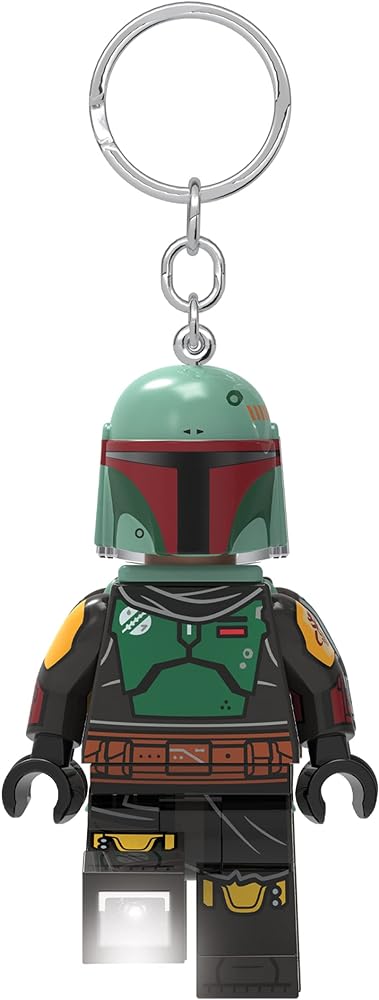 LEGO Star Wars Keychain Light - Boba Fett - 3 Inch Tall Figure (KE188H)