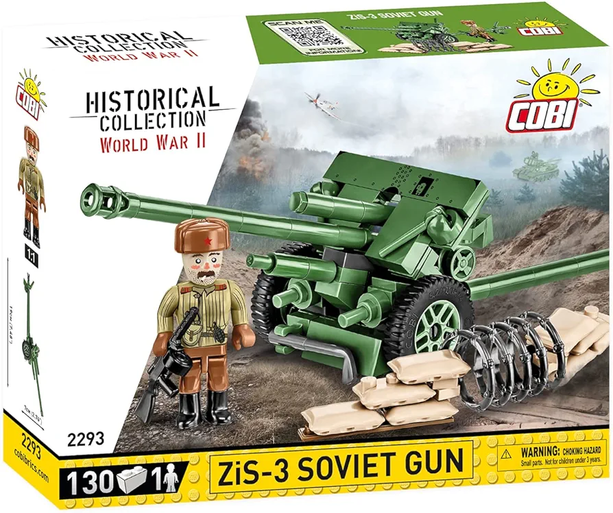 COBI Historical Collection: World War II ZiS-3 Soviet Gun