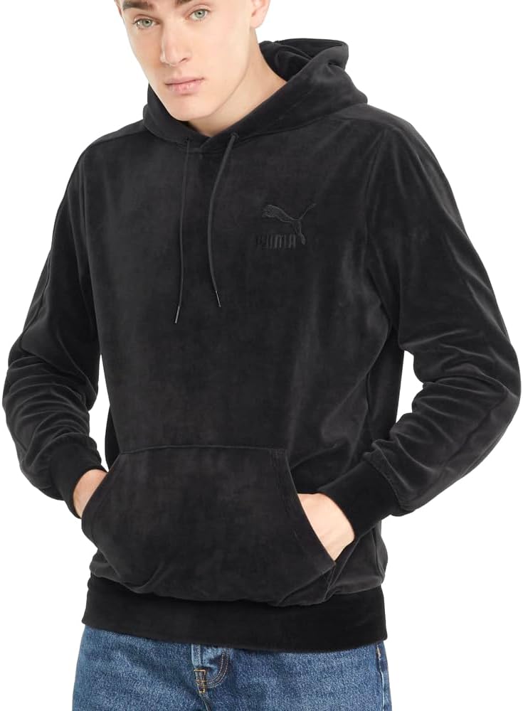 PUMA Men's Iconic T7 Velour Hoodie