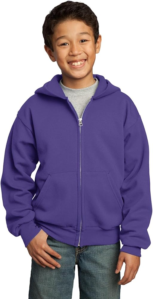 Port & Company Fleece Full Zip Hooded Sweatshirt (PC90YZH)