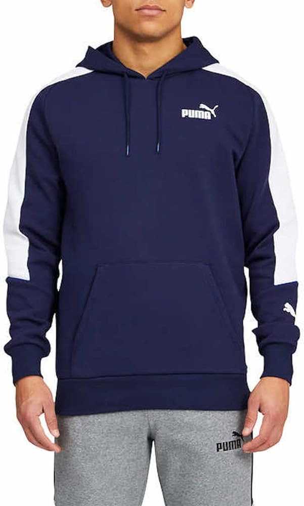 PUMA Men's Fleece Pipe Sports Hoodie Sweatshirt