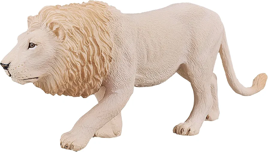 MOJO White Lion Realistic International Wildlife Toy Replica hand painted figurine