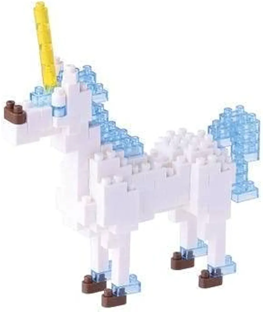 nanoblock - Fantastic Animals - Unicorn, Collection Series Building Kit