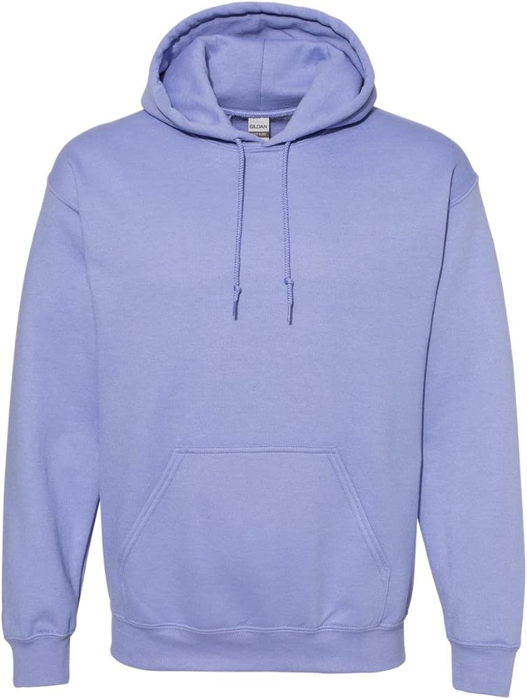 Gildan Men's Fleece Hooded -Sweatshirt, Style G18500, X-Large, Light Violet