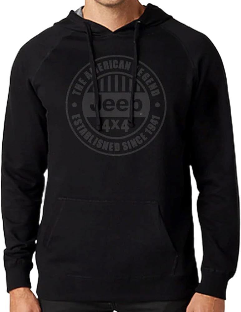 Jeep American Legend 4 x 4 Since 1941 Logo French Terry Hoodie For Men