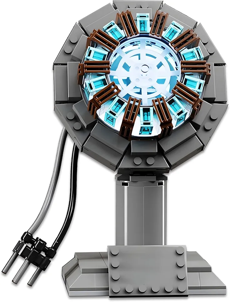 HI-REEKE Arc Reactor Building Block Set, Infinity Stones Brick Toy for Men